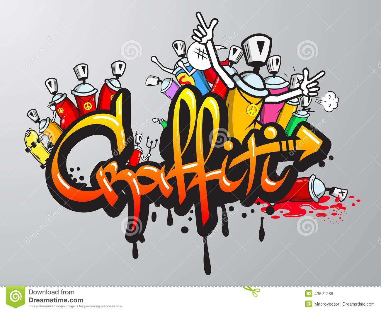 Detail Graffiti Characters One Piece Spray Can Nomer 26