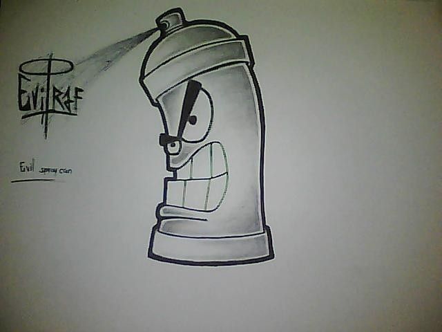 Detail Graffiti Characters One Piece Spray Can Nomer 4