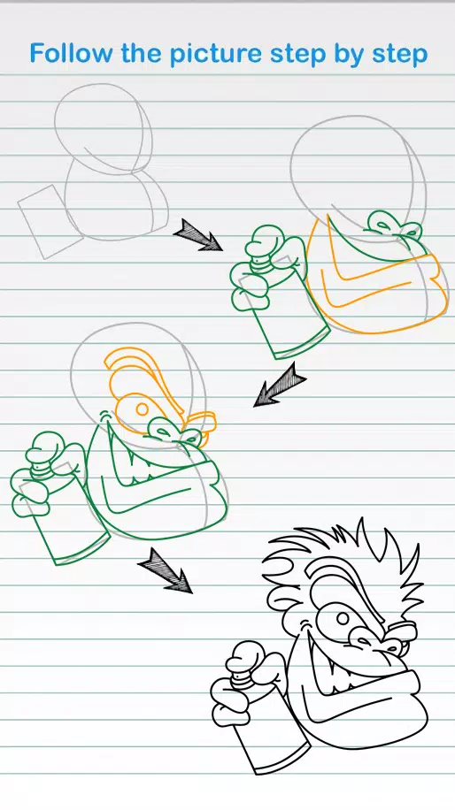 Detail Graffiti Characters Step By Step Nomer 6