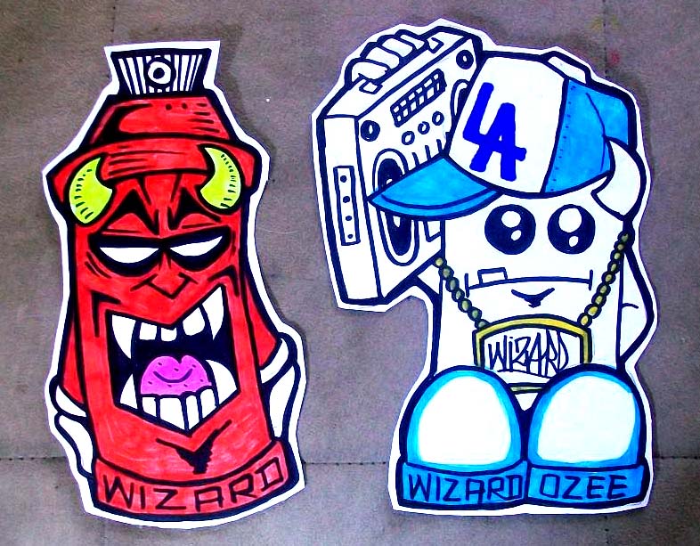 Detail Graffiti Characters Stickers Nomer 6