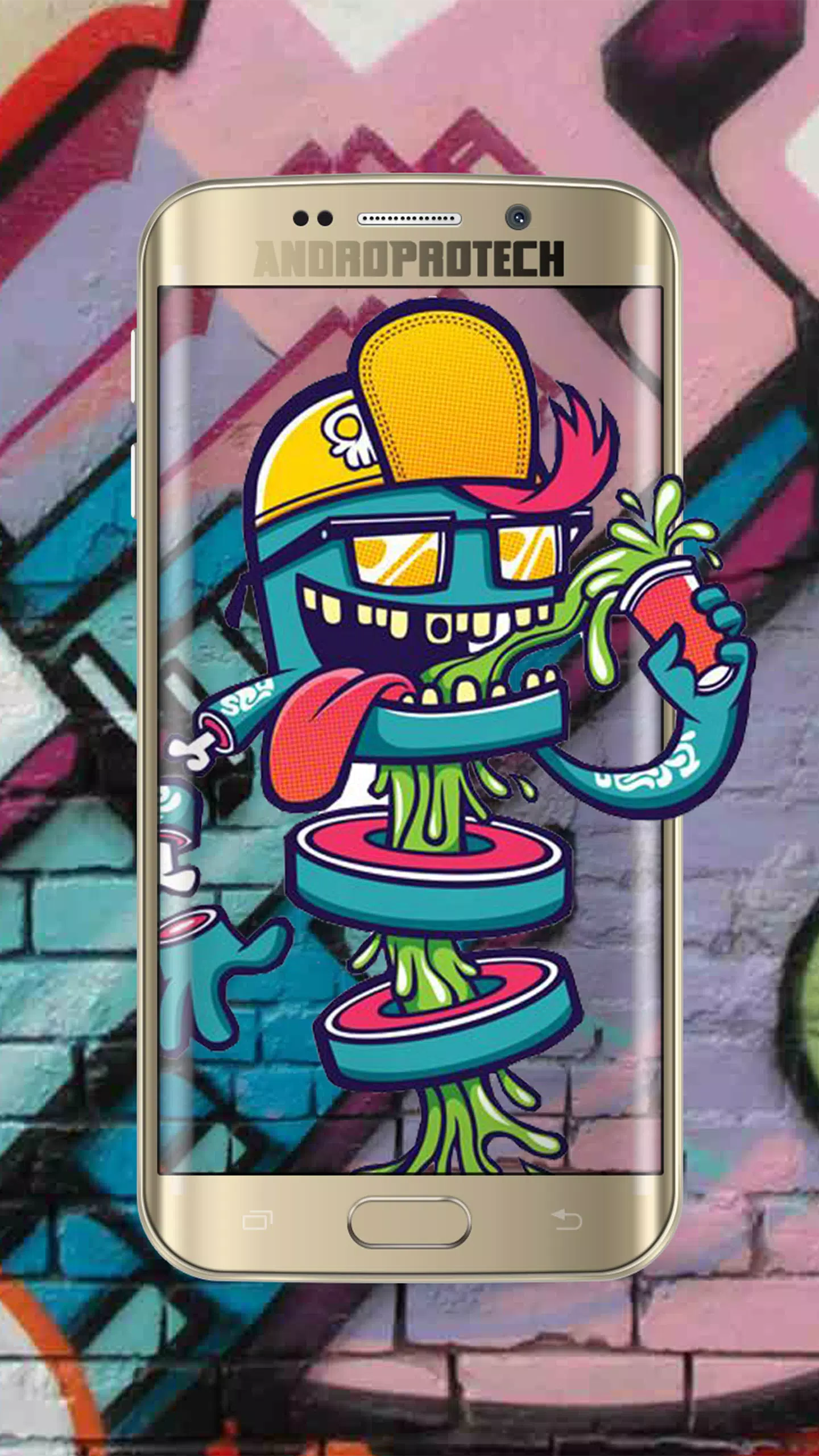 Detail Graffiti Characters Wallpaper Nomer 30