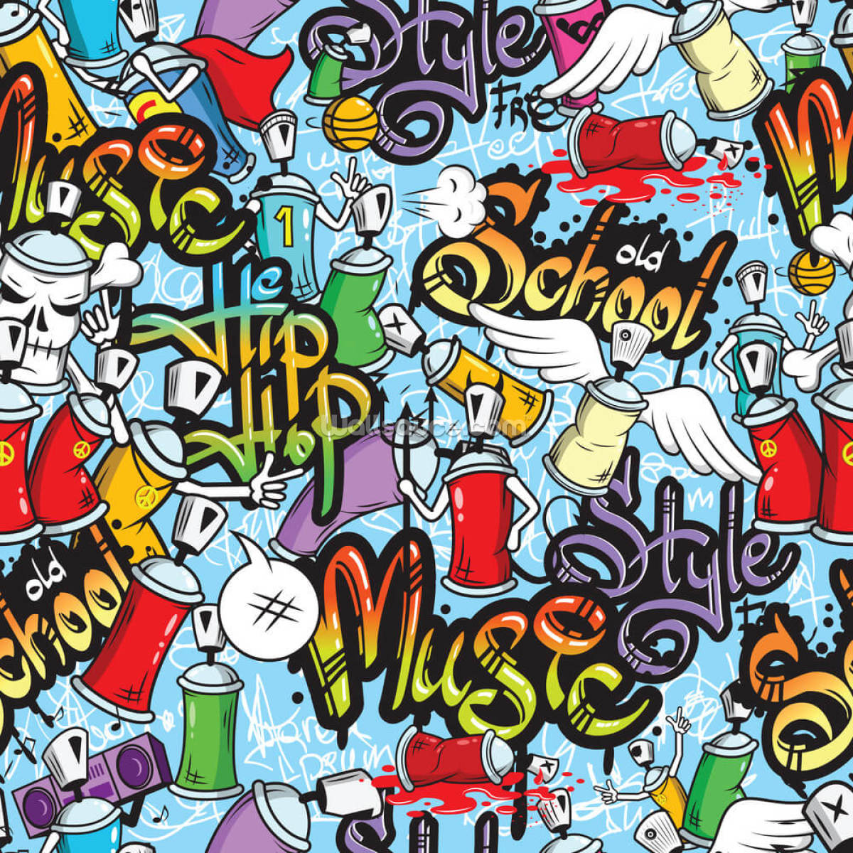 Detail Graffiti Characters Wallpaper Nomer 9