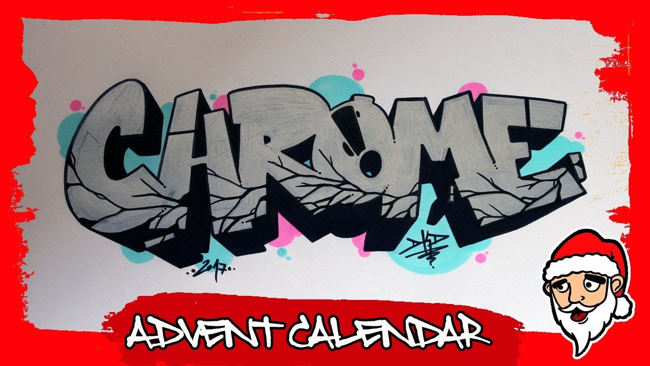 Detail Graffiti Chrome Nomer 20