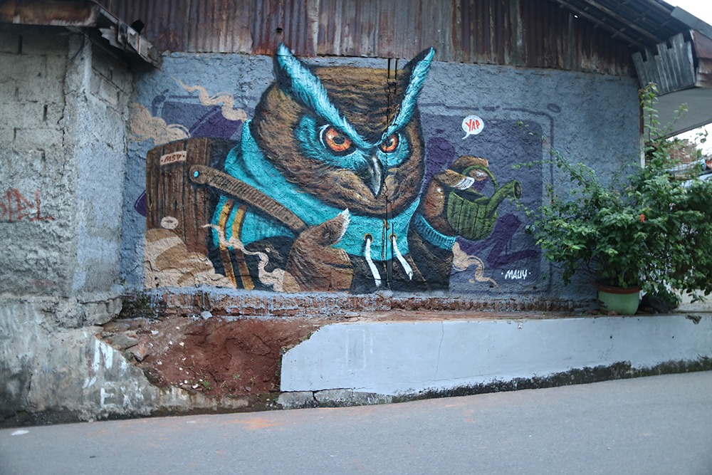 Detail Graffiti Cicak Nomer 9