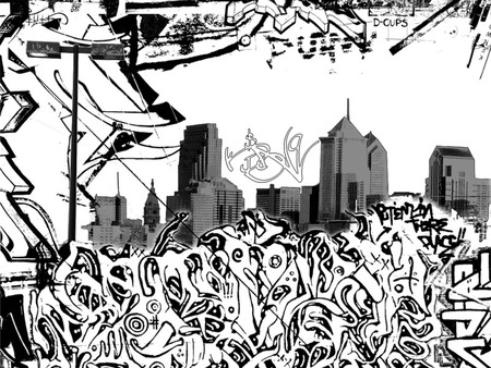 Detail Graffiti City Background Nomer 25