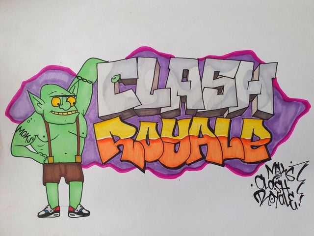 Detail Graffiti Clash Royale Nomer 12