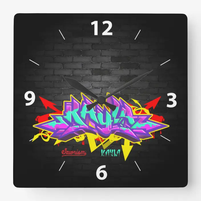 Detail Graffiti Clock Hd Nomer 24