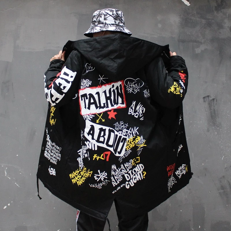 Detail Graffiti Coat Nomer 19