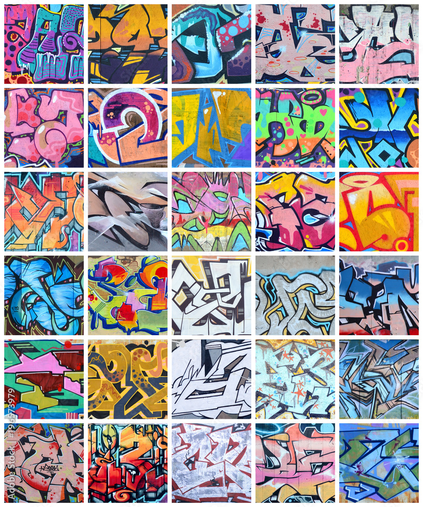 Detail Graffiti Collage Nomer 50