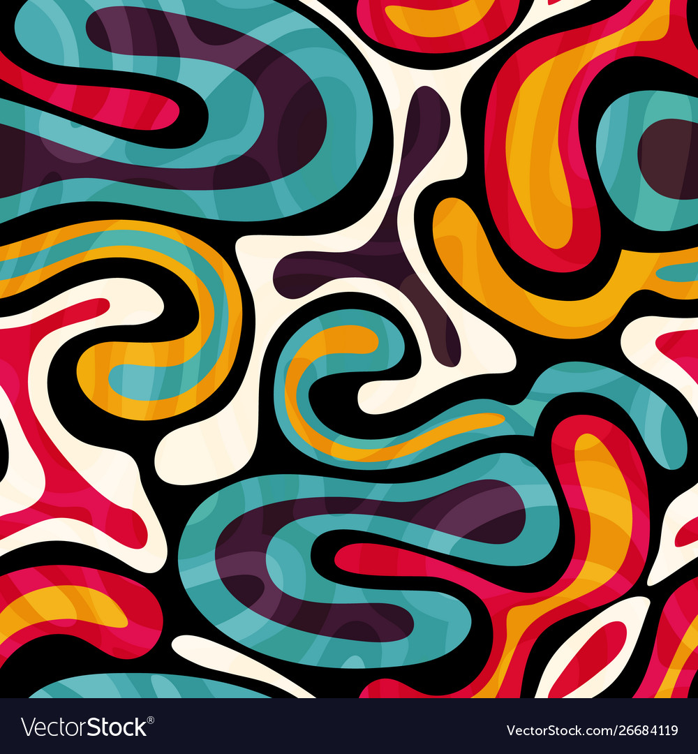 Detail Graffiti Colorful Seamless Pattern Nomer 11