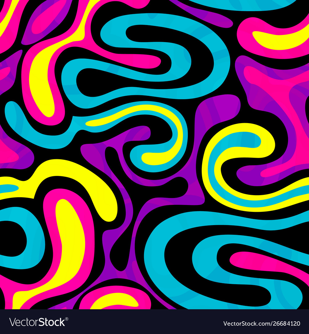 Detail Graffiti Colorful Seamless Pattern Nomer 12