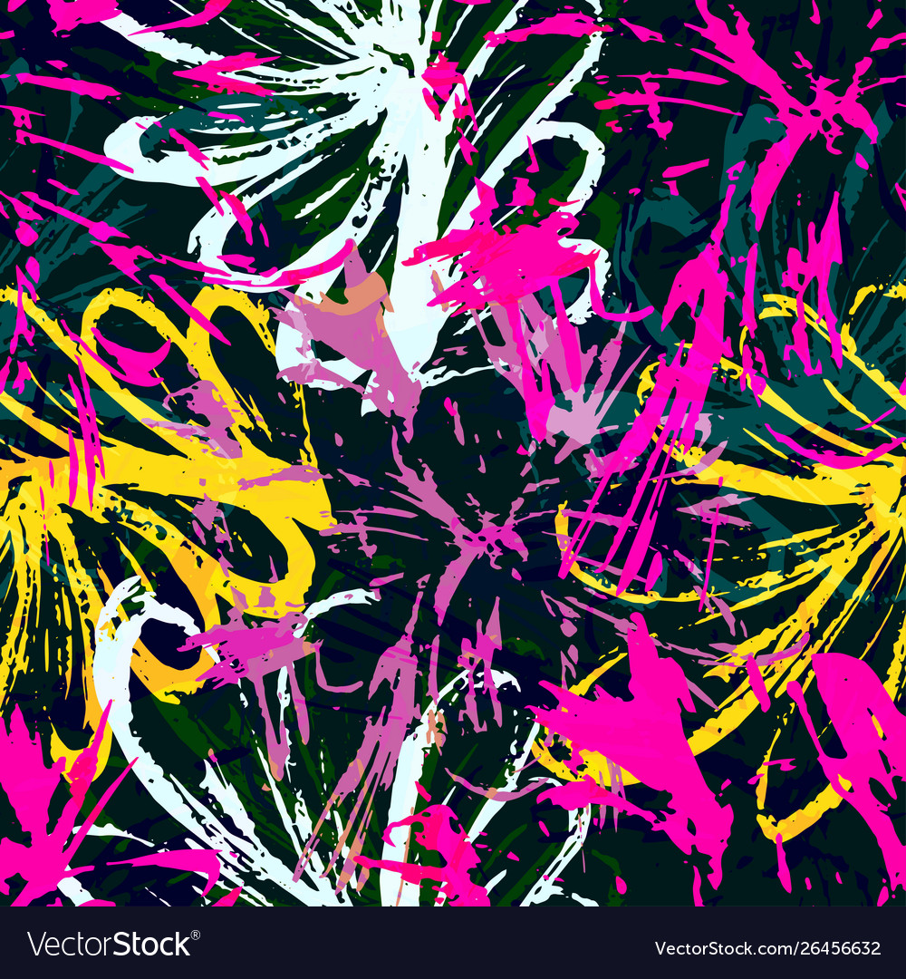 Detail Graffiti Colorful Seamless Pattern Nomer 51