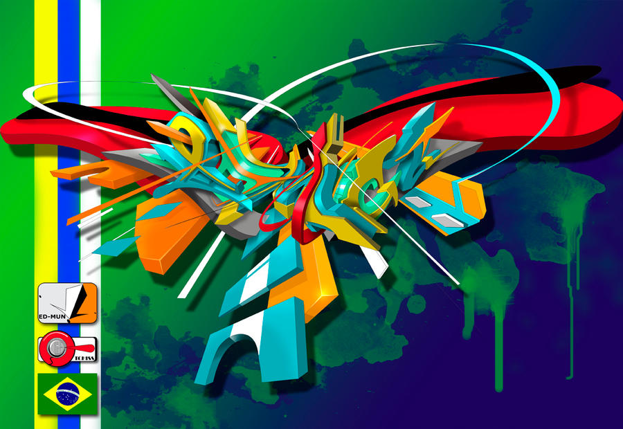 Detail Graffiti Coreldraw Nomer 6