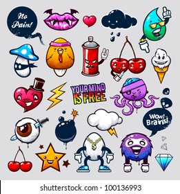 Detail Graffiti Creator Character Vector Nomer 12