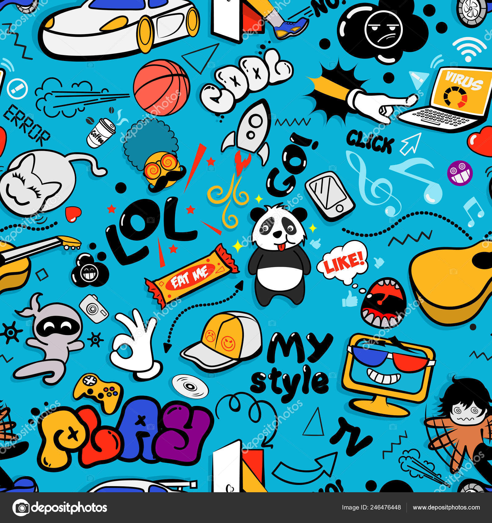 Detail Graffiti Creator Character Vector Nomer 35
