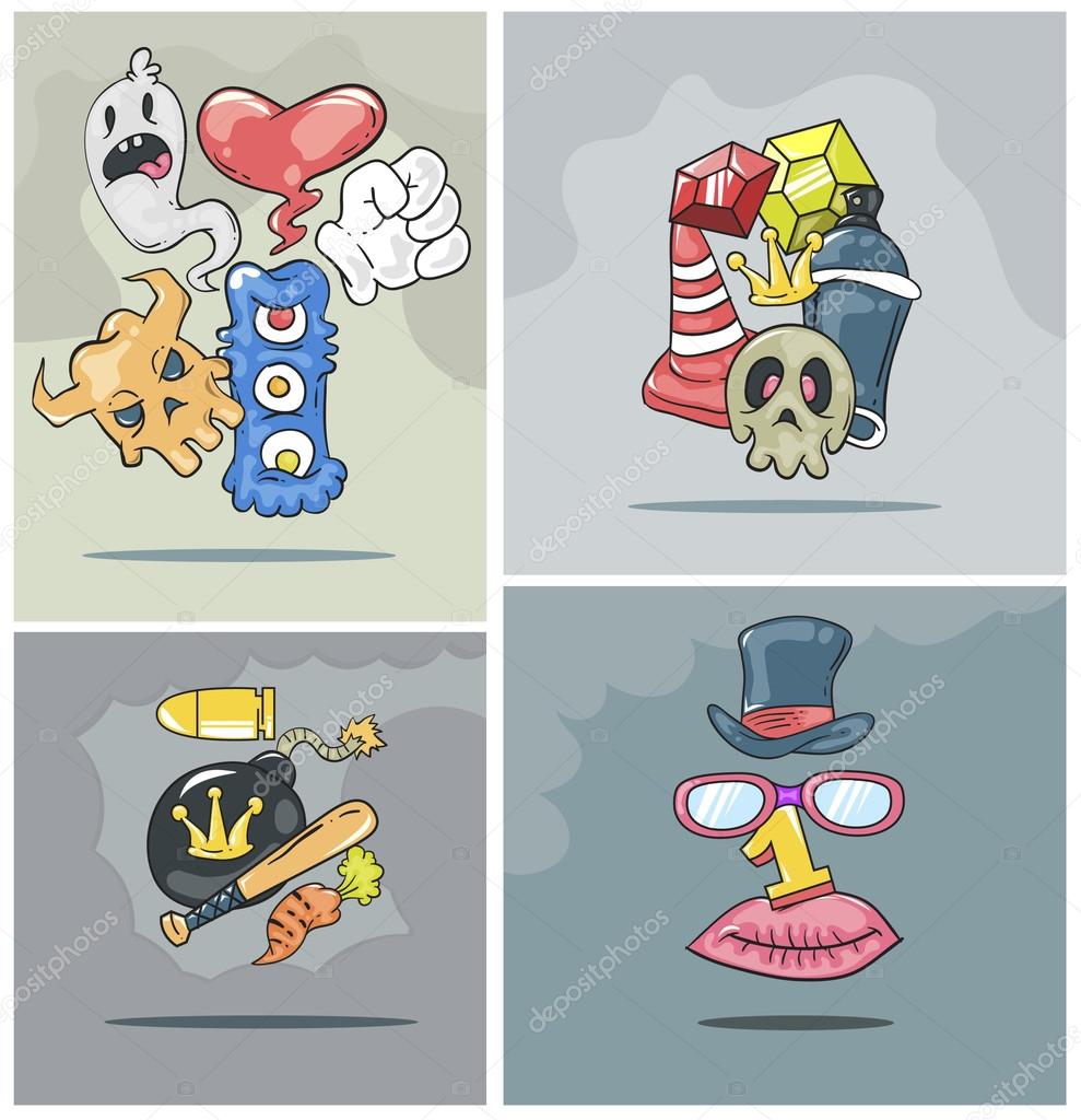 Detail Graffiti Creator Character Vector Nomer 37