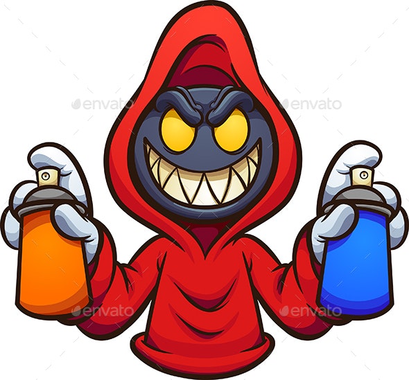 Detail Graffiti Creator Character Vector Nomer 5