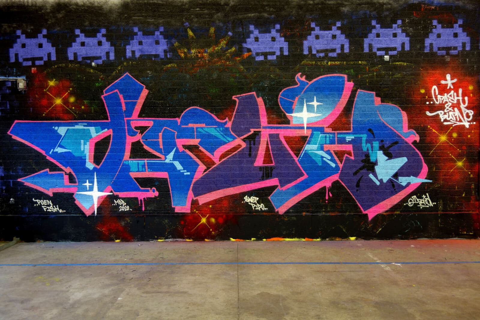 Detail Graffiti Creator Has Crashed Chrome Nomer 38