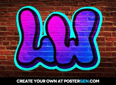 Detail Graffiti Creator Postergen Com Nomer 3