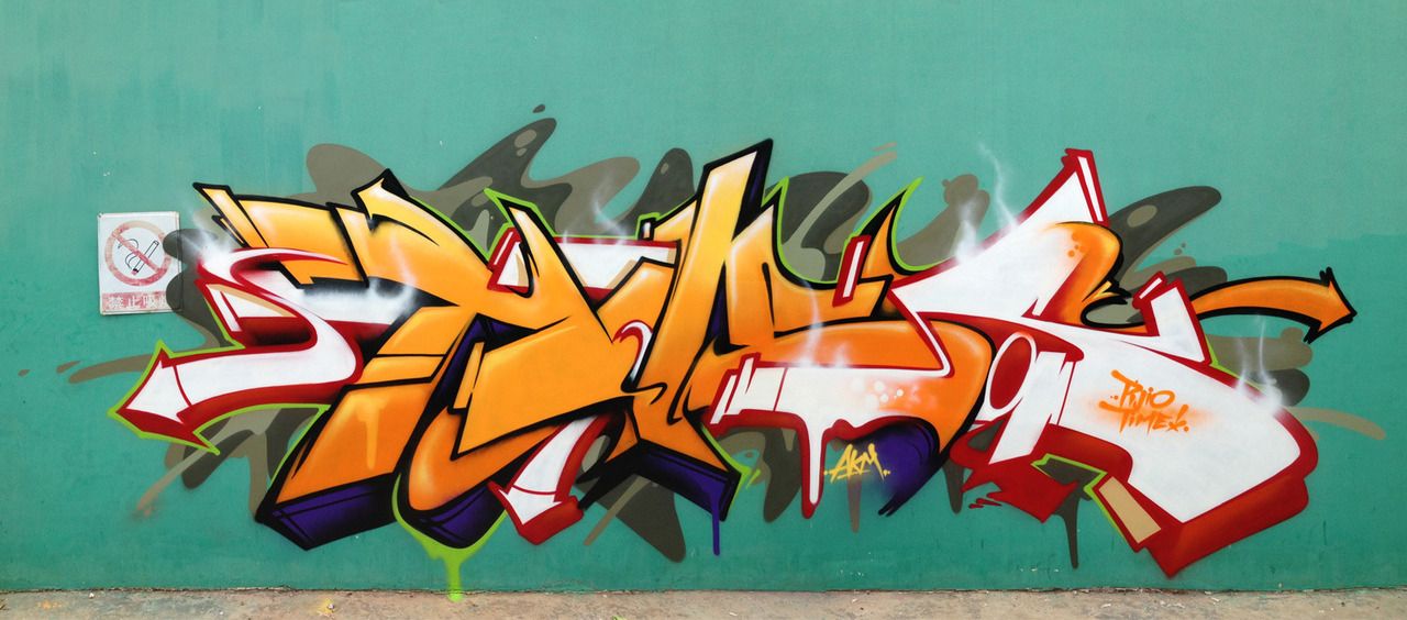 Detail Graffiti Crew Nomer 49