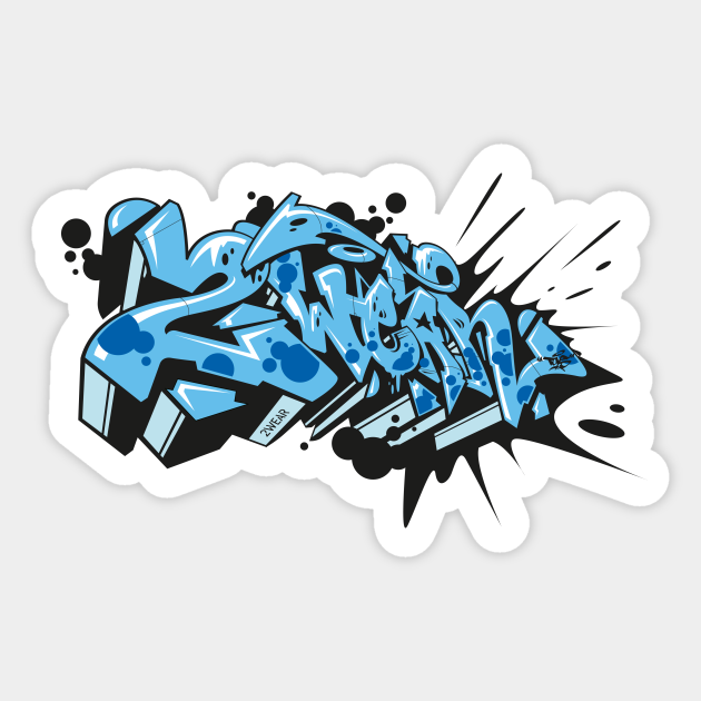 Detail Graffiti Crew Stickers Nomer 16