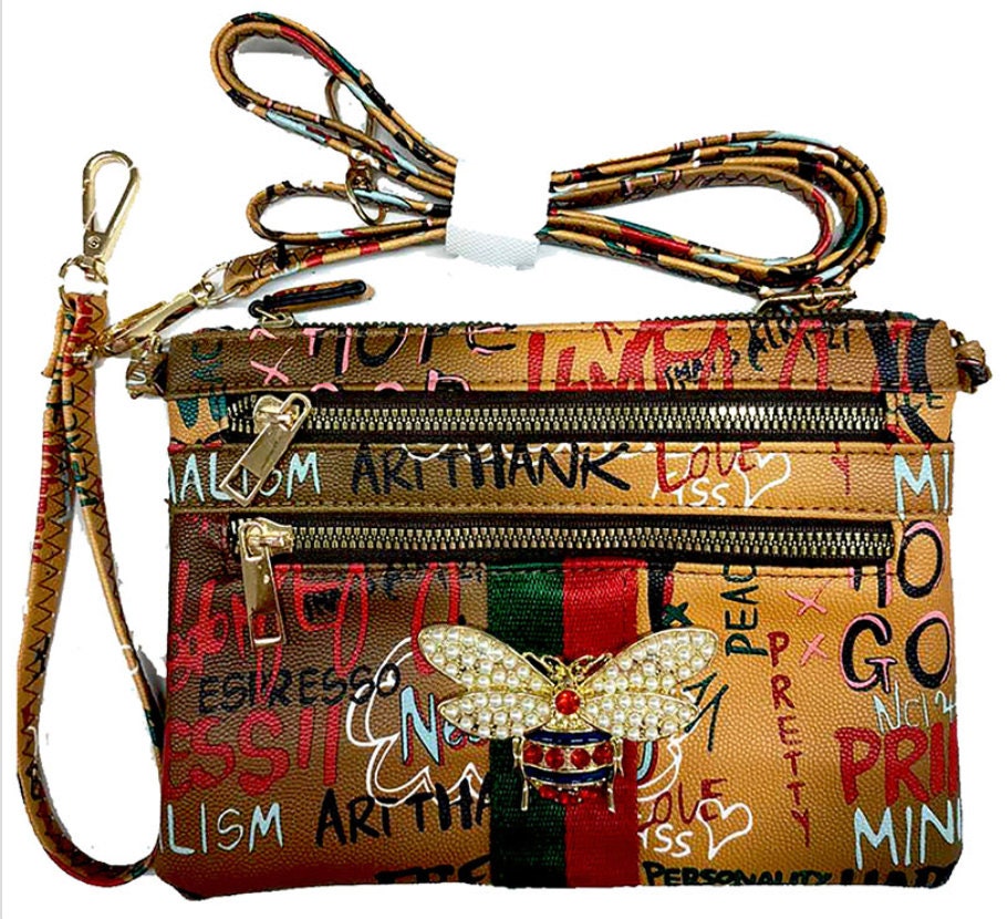 Detail Graffiti Crossbody Bag Nomer 32