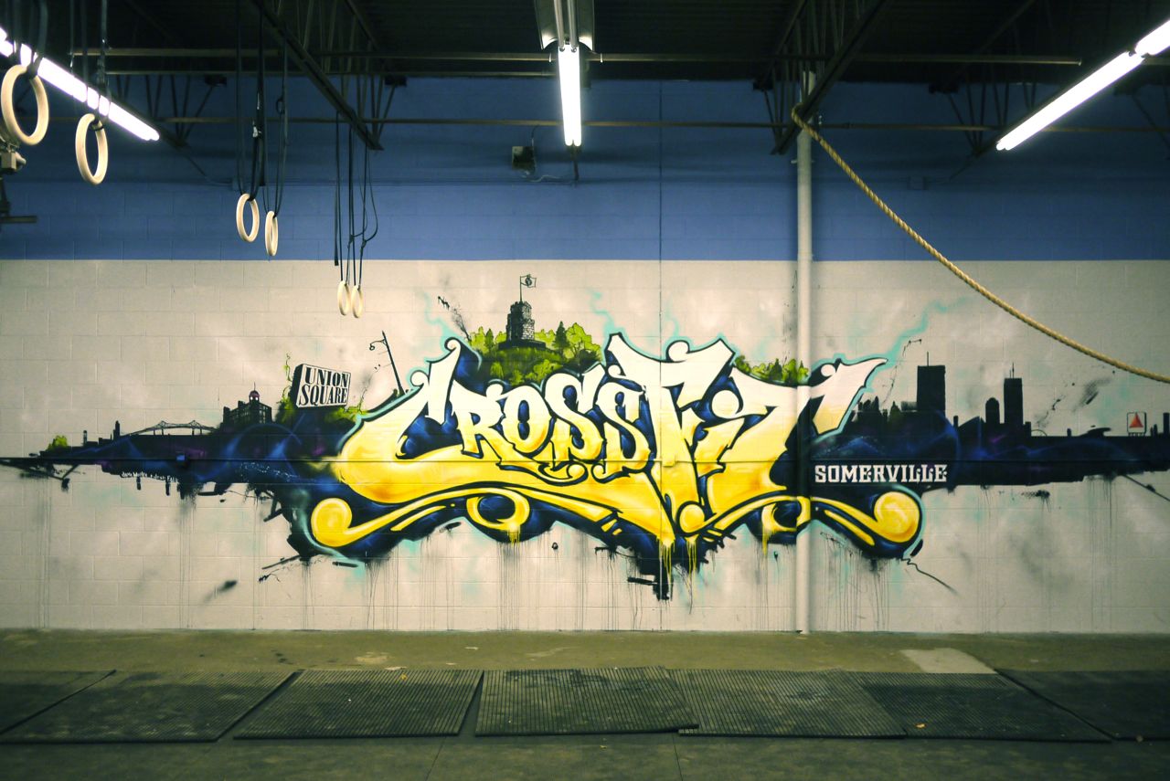 Detail Graffiti Crossfit Nomer 35