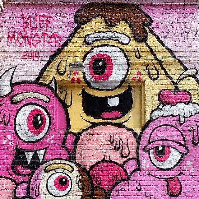 Detail Graffiti Cute Monster Characters Nomer 12