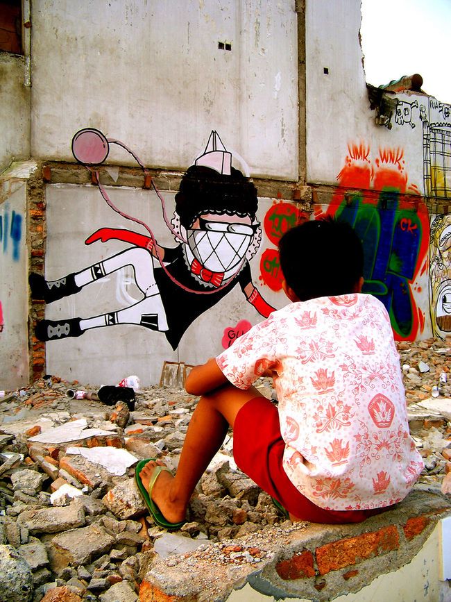 Detail Graffiti Dan Streeet Art Di Jakarta Nomer 39