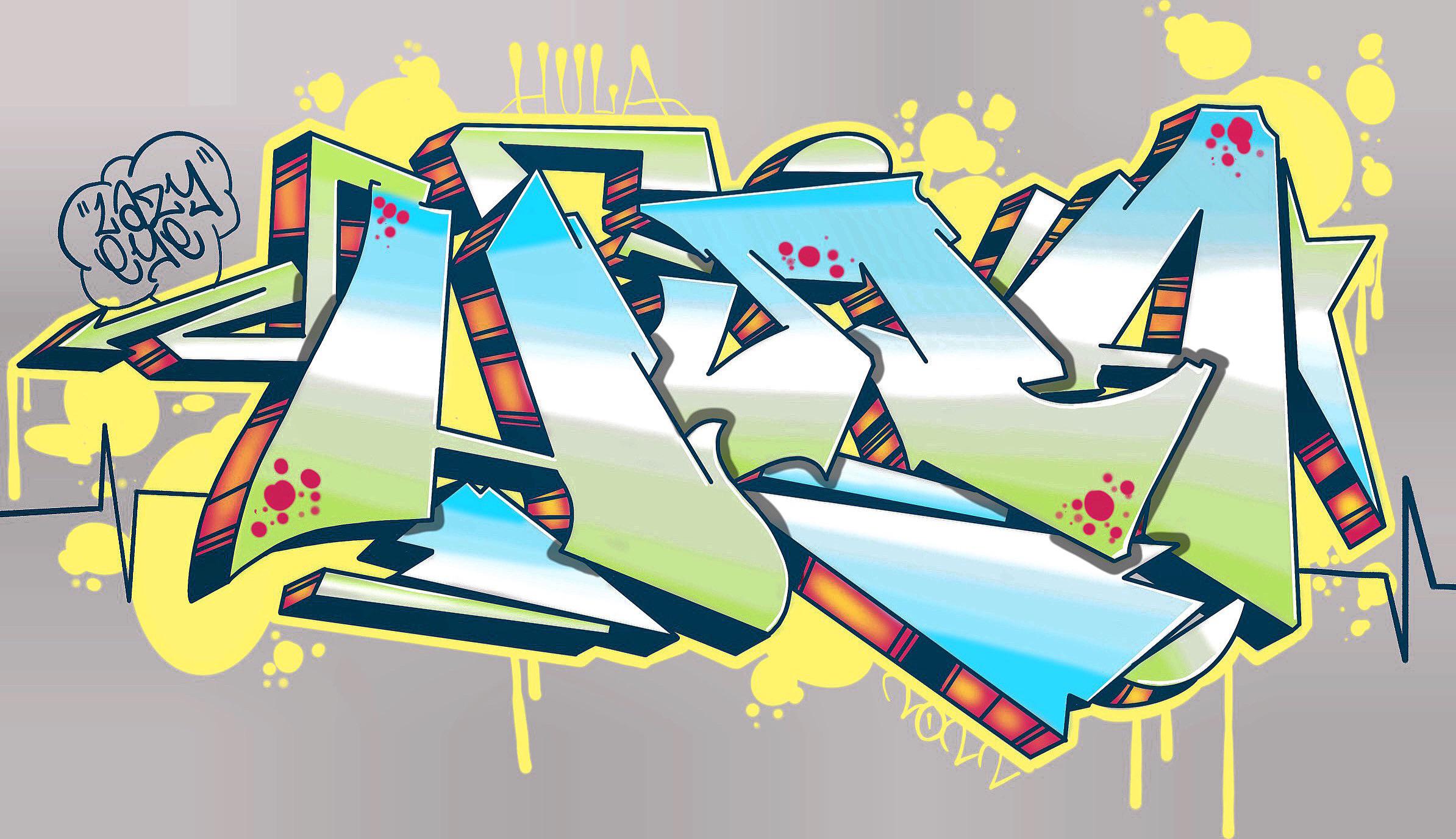 Detail Graffiti Dava Nomer 16