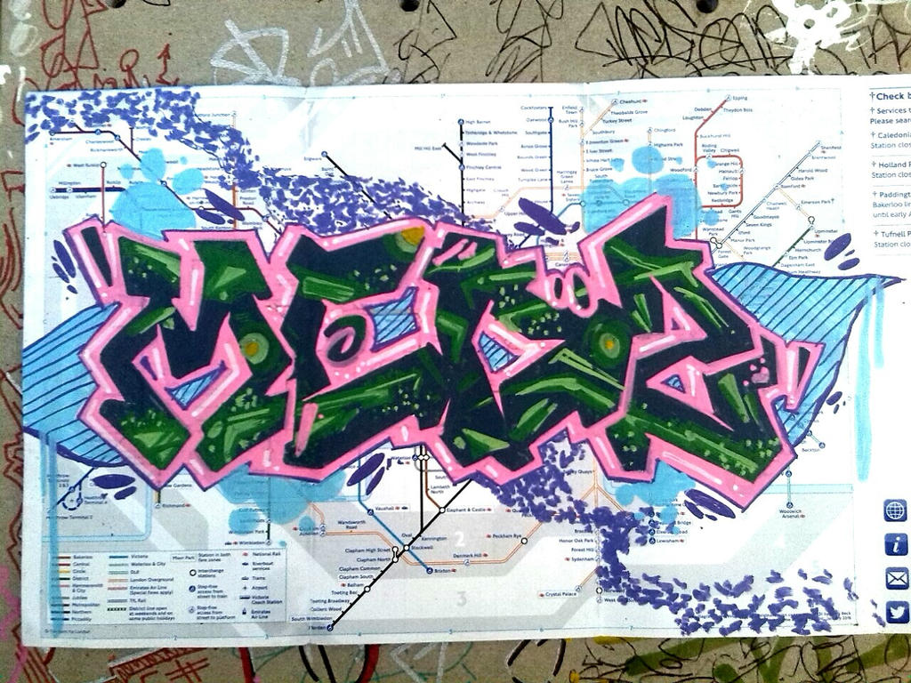 Detail Graffiti Dava Nomer 3