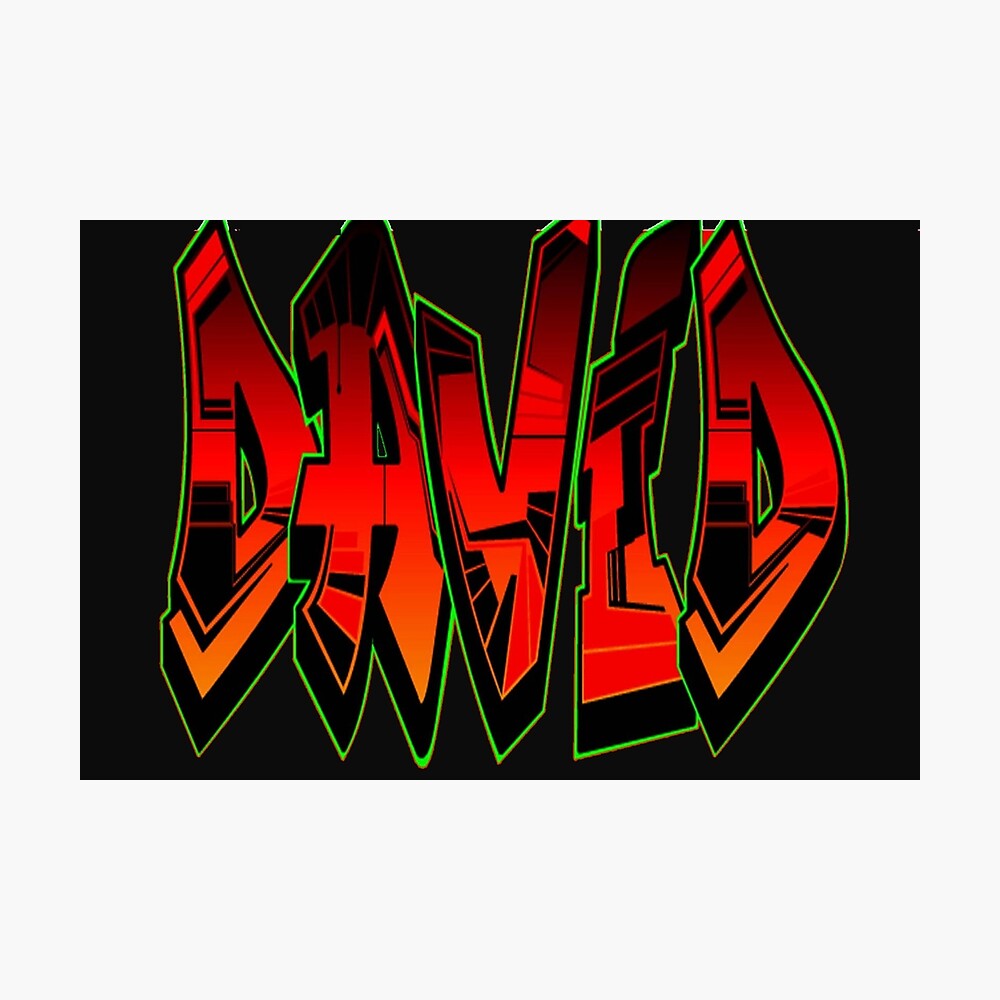 Detail Graffiti David Nomer 24