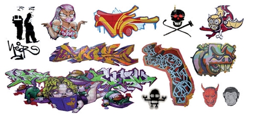 Detail Graffiti Decals Nomer 25