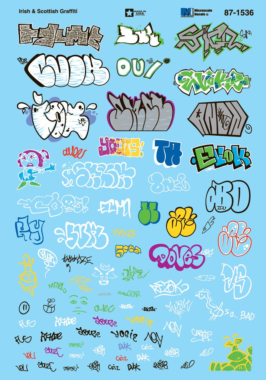 Detail Graffiti Decals Nomer 42