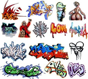 Detail Graffiti Decals Nomer 7