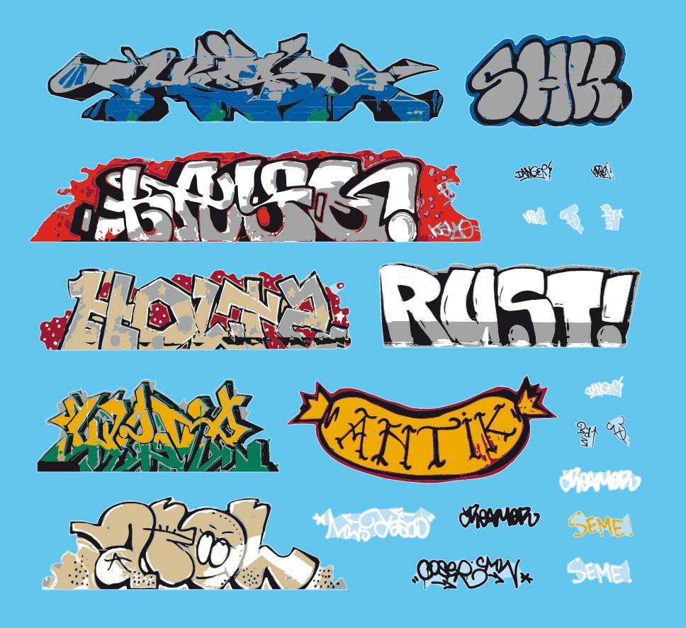 Detail Graffiti Decals For Cars Nomer 55