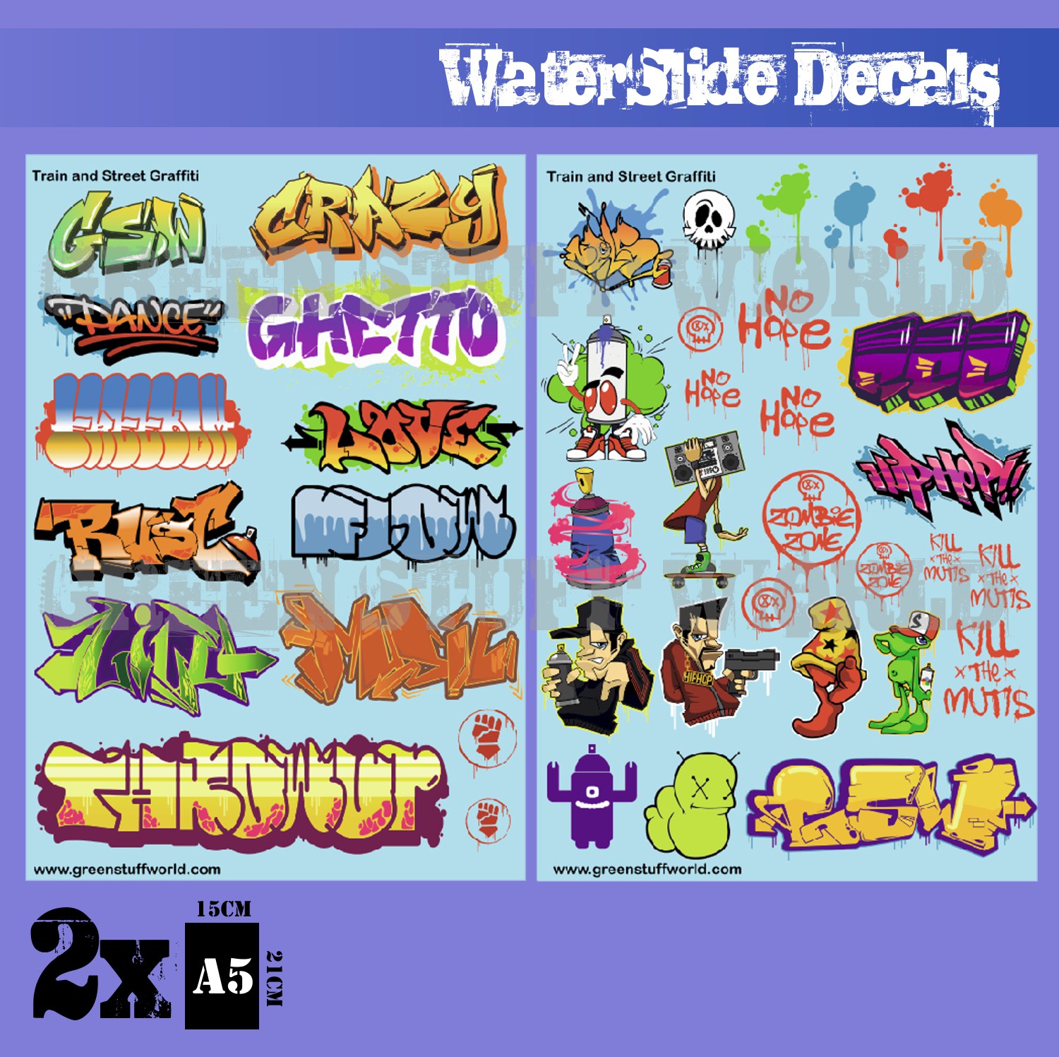 Detail Graffiti Decals For Model Trains Nomer 7
