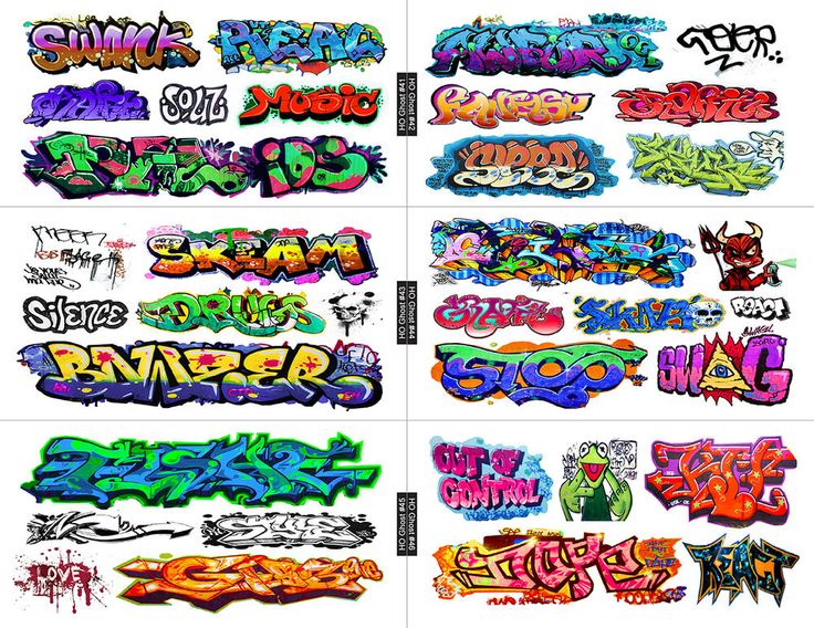 Detail Graffiti Decals For Model Trains Nomer 36