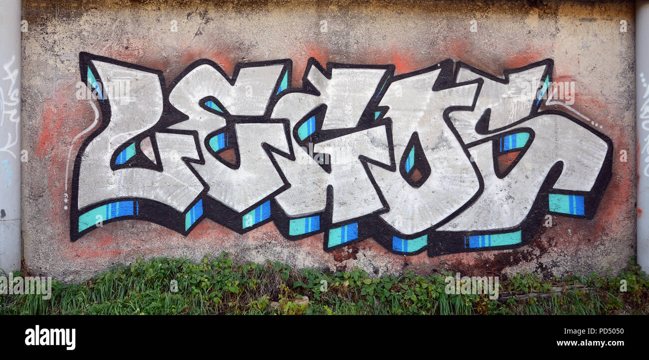 Detail Graffiti Desi Nomer 21