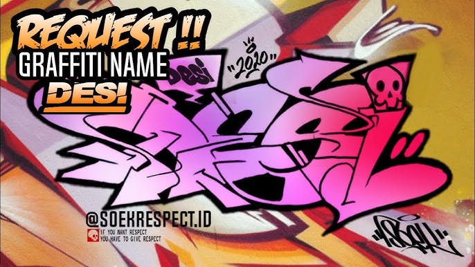 Detail Graffiti Desi Nomer 6