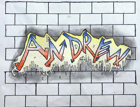 Detail Graffiti Design Name Nomer 4