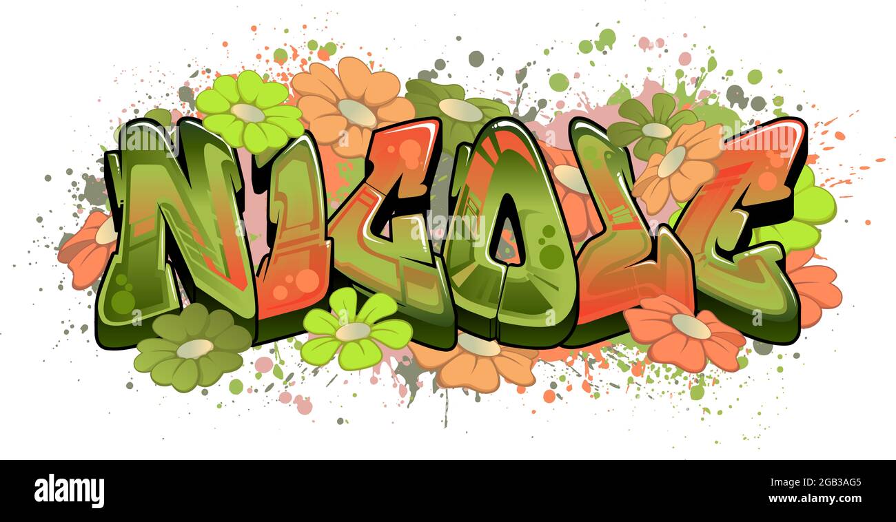 Detail Graffiti Design Name Nomer 31