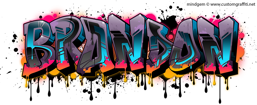 Detail Graffiti Design Name Nomer 43