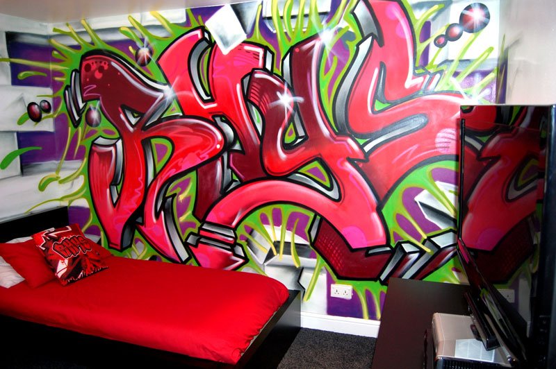 Detail Graffiti Design Room Nomer 17