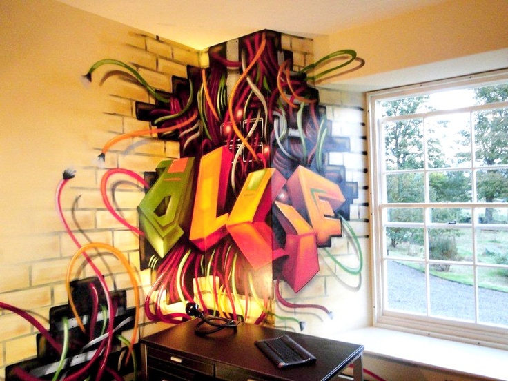 Detail Graffiti Design Room Nomer 45