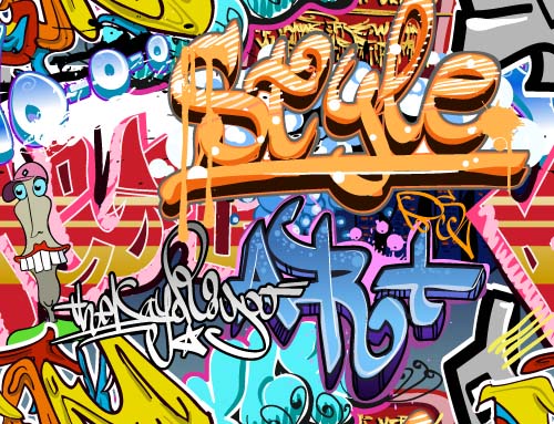 Detail Graffiti Design Vector Nomer 9