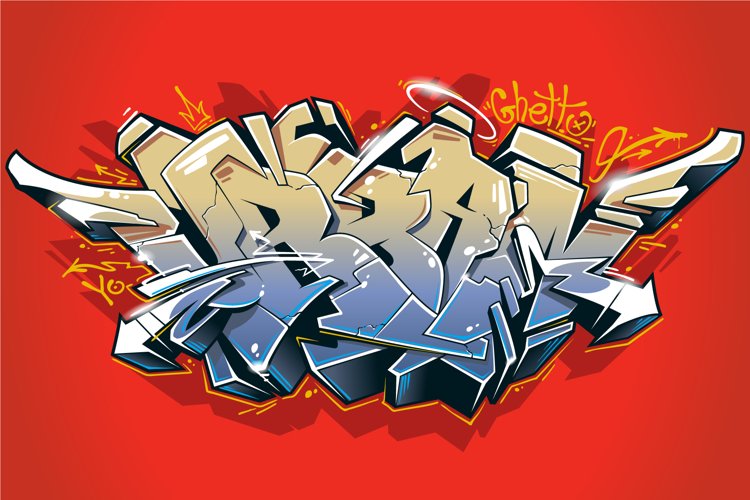 Detail Graffiti Design Vector Nomer 37