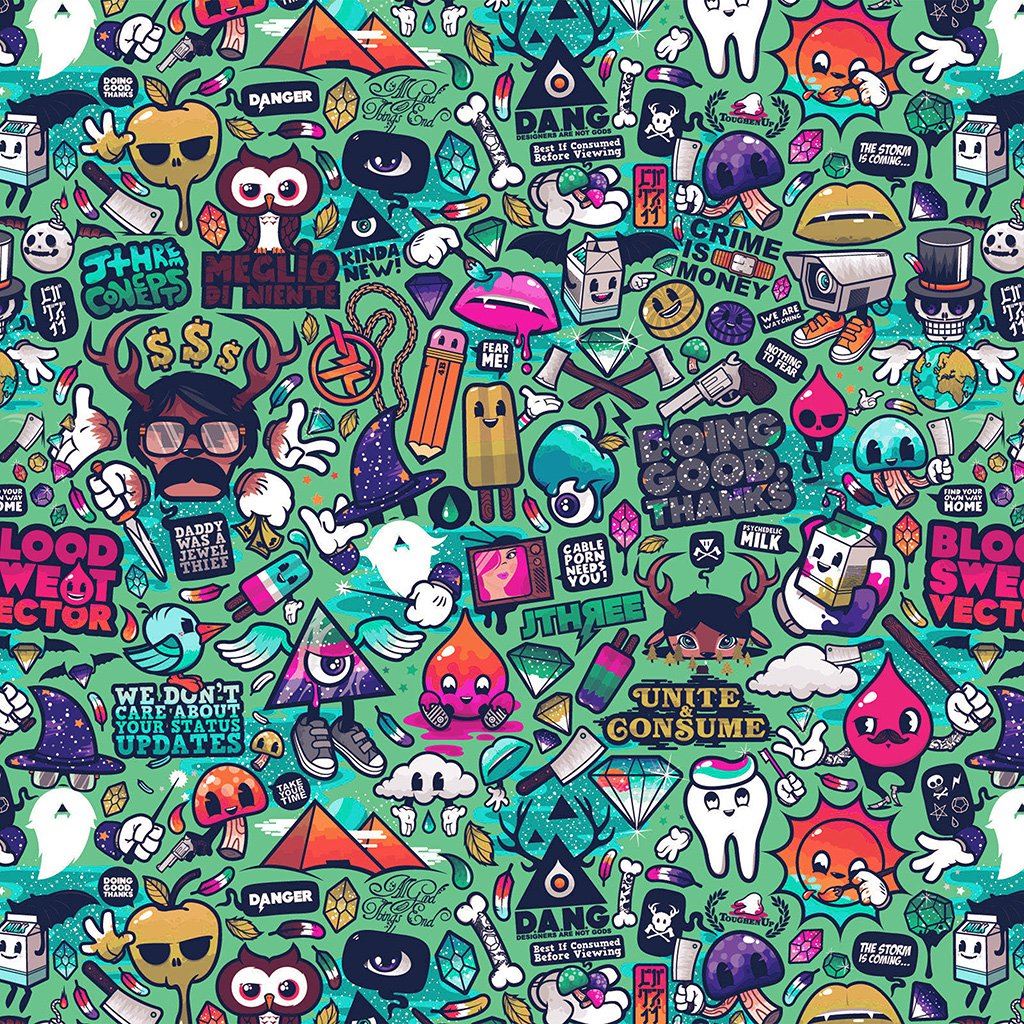 Detail Graffiti Design Wallpaper Nomer 40