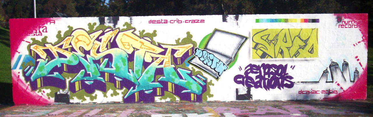 Detail Graffiti Desta Nomer 12