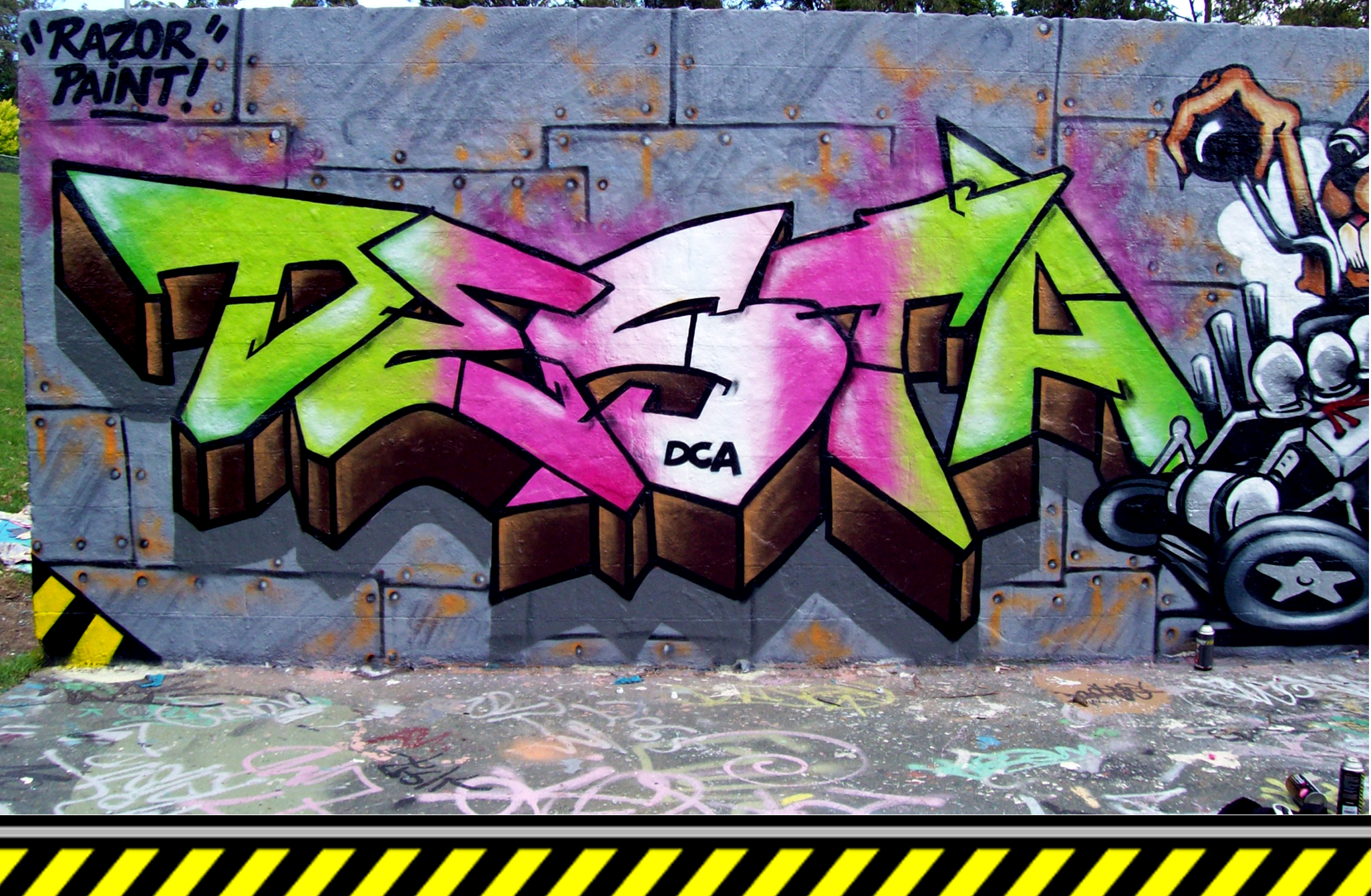 Detail Graffiti Desta Nomer 9